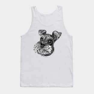 Ornate Schnauzer Tank Top